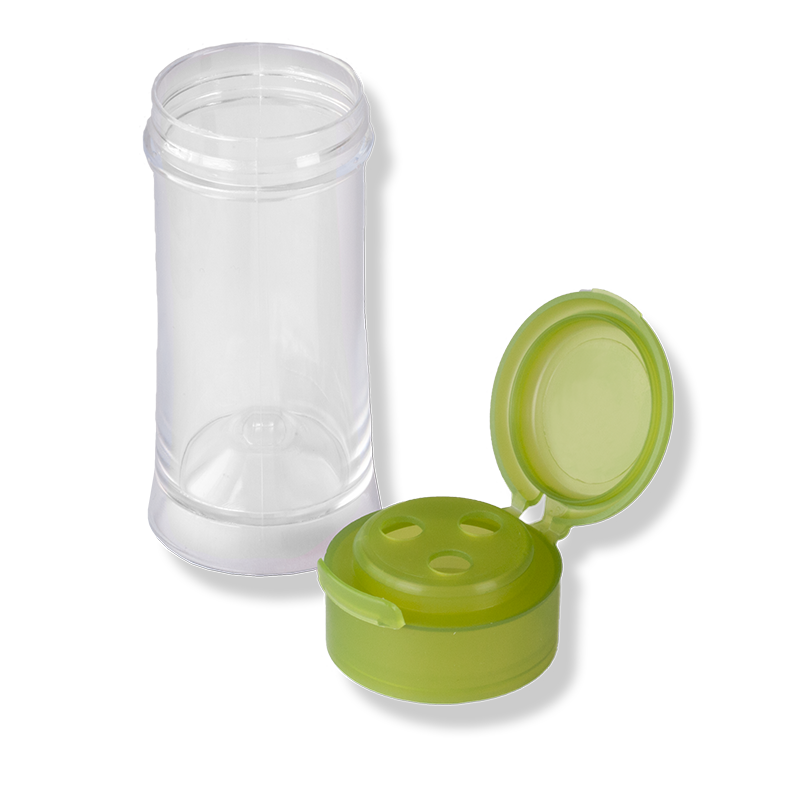 TR-41 (BN) Pressure Jar With Green 3 Holes Flip Top Cap - Anfra Packaging