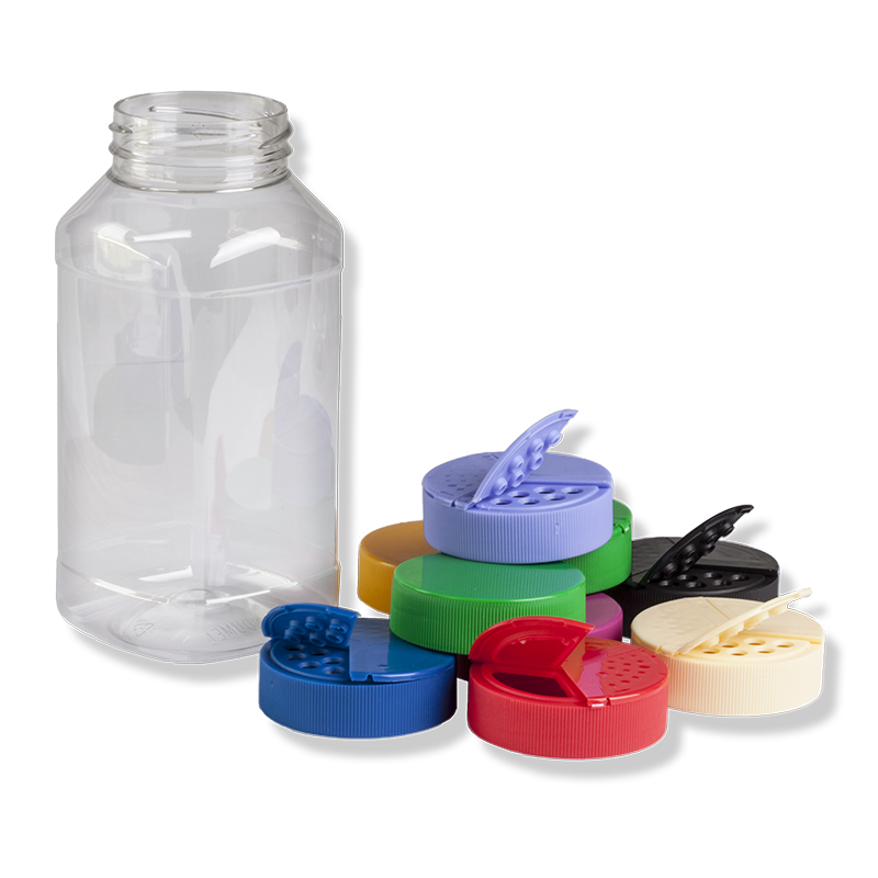 1000ml Square PET Jar, 63mm TWF Finish - Anfra Packaging