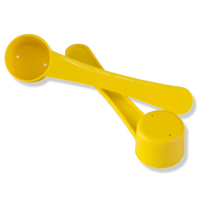 10ml  Translucent Yellow Wide Rod Dosing Scoop - Anfra Packaging