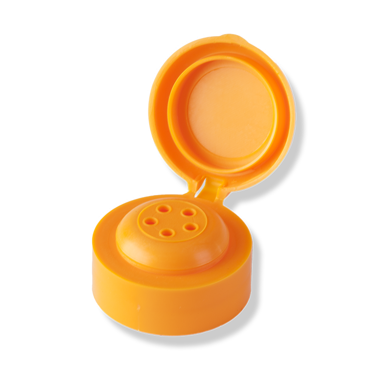 1 Hole Flip Top Orange Cap For Private Label - Anfra Packaging