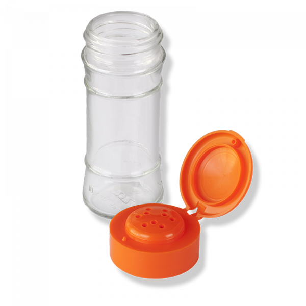 ANFRA All-porpouse 9 Holes Flip Top Orange Cap - Anfra Packaging