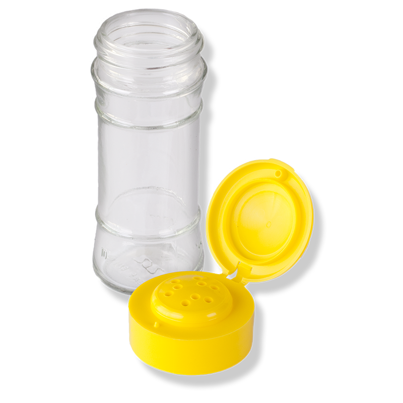 ANFRA All-porpouse 9 Holes Flip Top Yellow Cap - Anfra Packaging