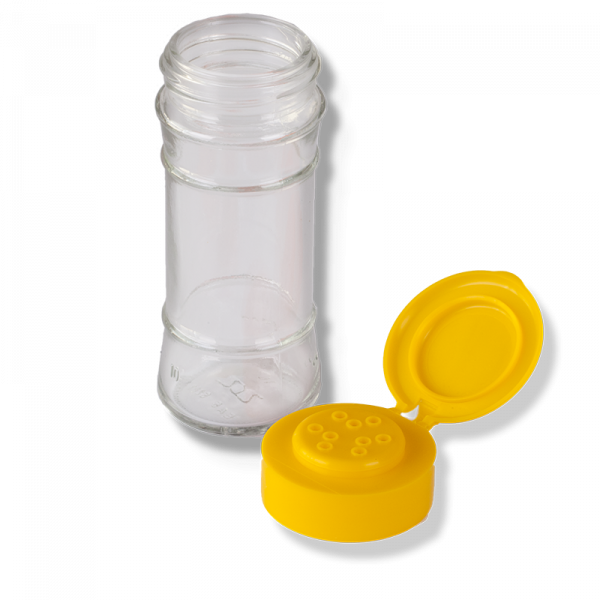 9 Holes Yellow Flip Top Cap - Anfra Packaging