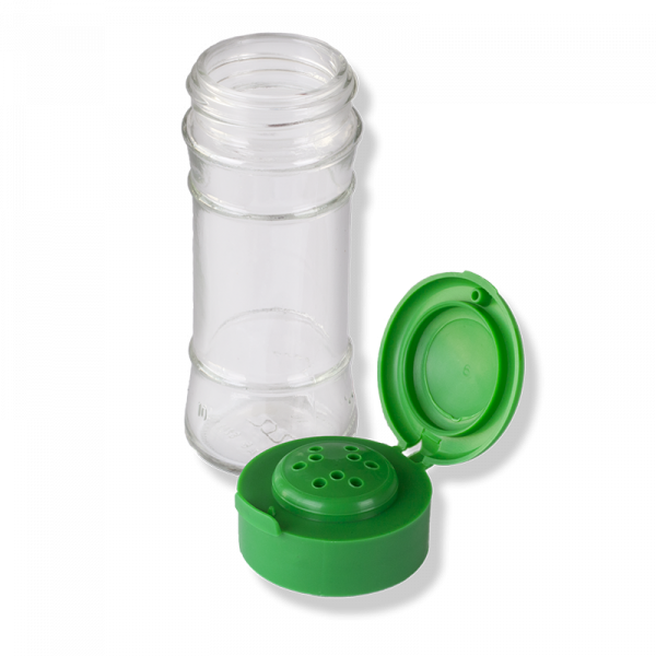 ANFRA All-porpouse 9 Holes Flip Top Green Cap With Seal - Anfra Packaging