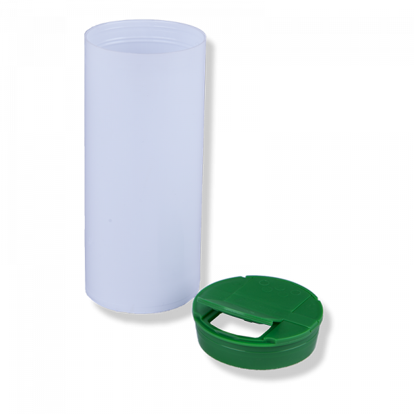 Tapa Ø53mm Doble Vertedor 6 Agujeros Presión Verde + Tarro - Anfra Packaging