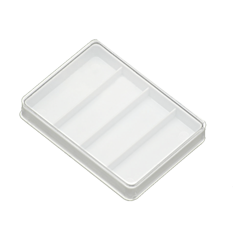 Boîte de safran 3 cavités avec fond blanc - Anfra Packaging